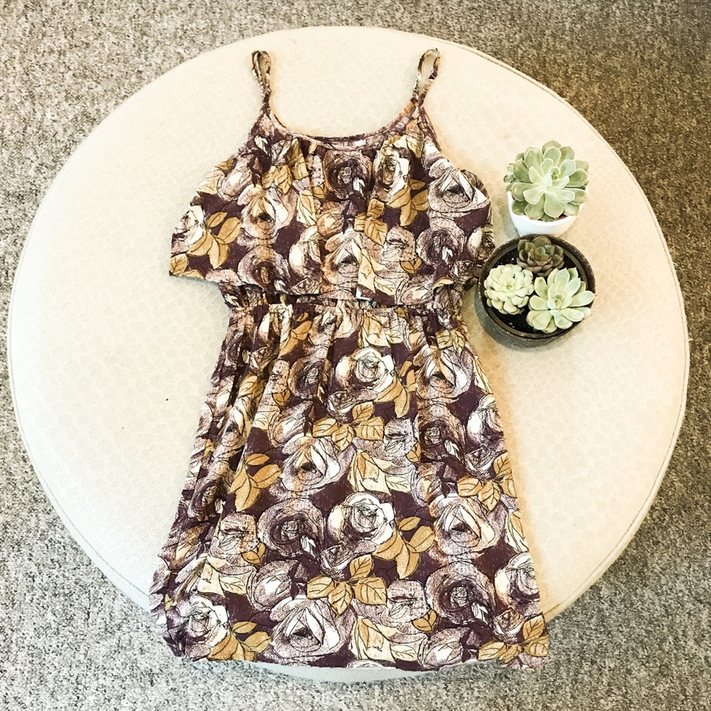 Floral print dress
